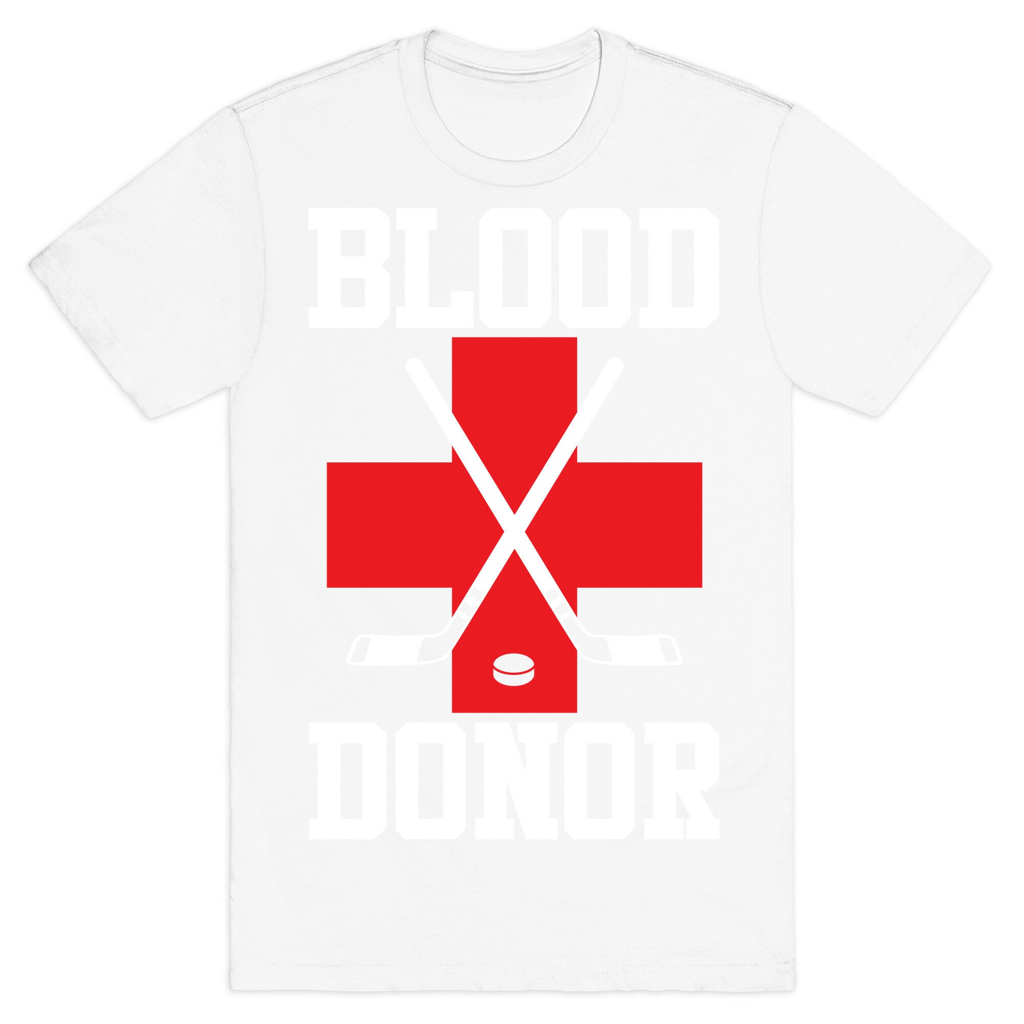 Blood Donor Hockey T-Shirt